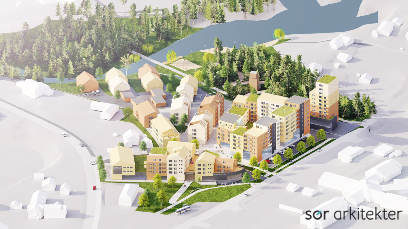 Mulighetsstudie for Lampeland sentrum